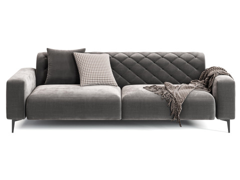 Pianca Boston Capitonne Sofa 3Dモデル