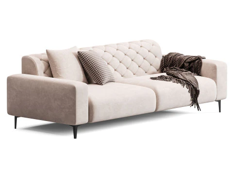 Pianca Boston Capitonne Sofa 3D Model