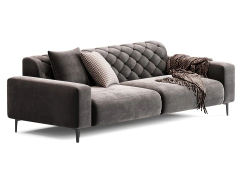 Pianca Boston Capitonne Sofa 3D Model