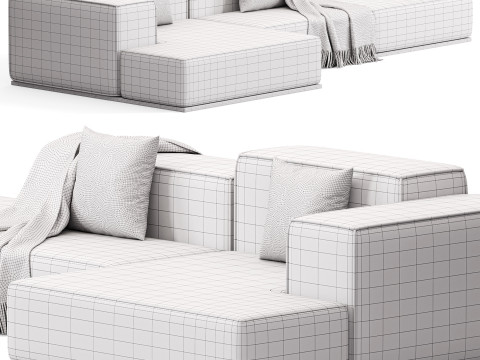 Pianca Delano Sofa Modello 3D