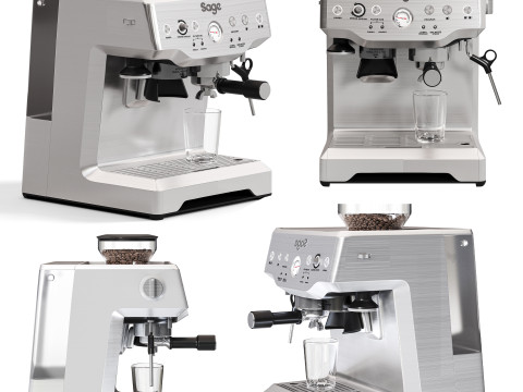 Sage the Barista Express Coffee Espresso Machine 3D-Modell