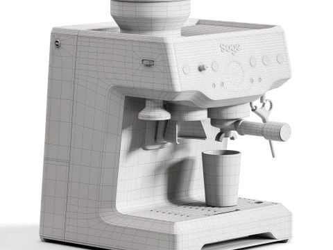 Sage the Barista Express Coffee Espresso Machine 3D Model