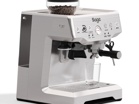 Sage the Barista Express Coffee Espresso Machine 3Dモデル