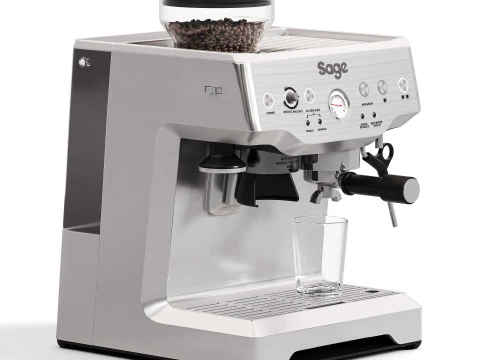 Sage the Barista Express Coffee Espresso Machine 3D Model