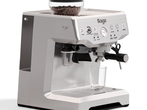 Sage the Barista Express Coffee Espresso Machine 3Dモデル