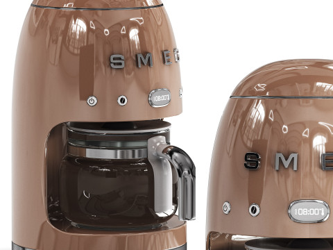 SMEG Drip Coffee Machine 3Dモデル