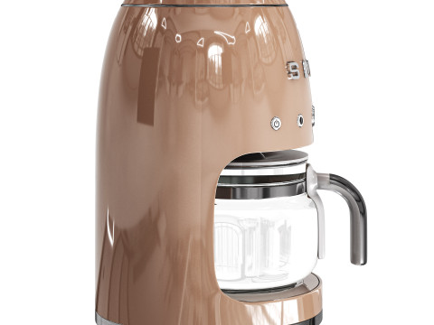SMEG Drip Coffee Machine 3Dモデル