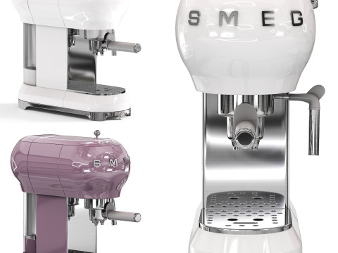 SMEG Manual espresso coffee machine 3D-Modell