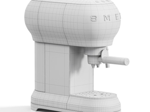 SMEG Manual espresso coffee machine 3D Model