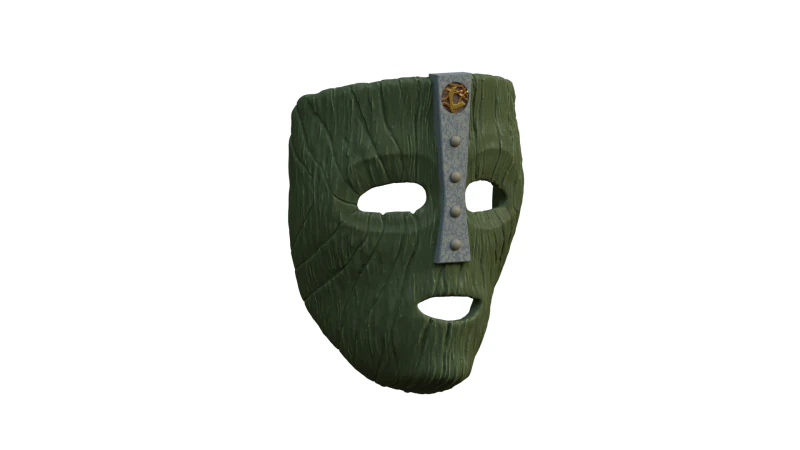 Mask of Loki - The Mask 1994 3D Print Model .c4d .max .obj .3ds .fbx .stl .blend