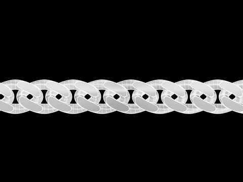 Curb chain 3D Model