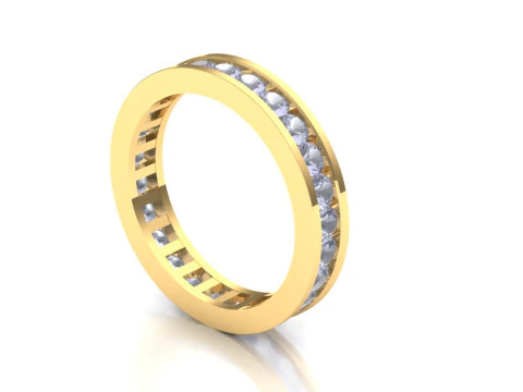 Unendlichkeitsring 3D Modell