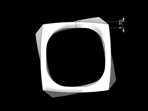 Frank Gehry for Tiffany ring 3D Model