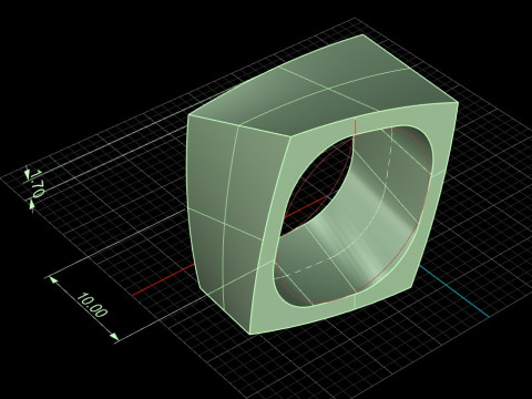 Frank Gehry for Tiffany ring 3D Model