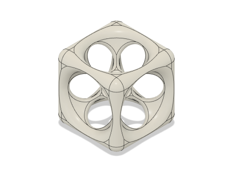 Decorative cube 3Dプリントモデル