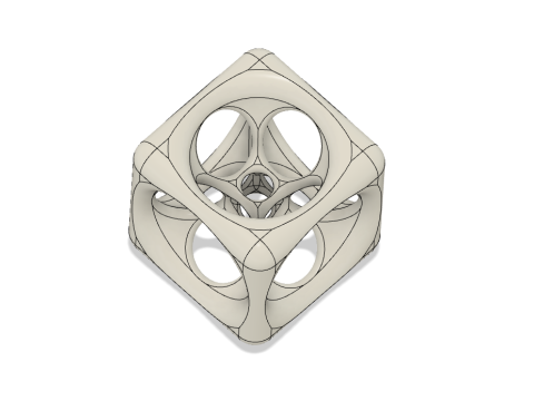 Decorative cube Modello di stampa 3D