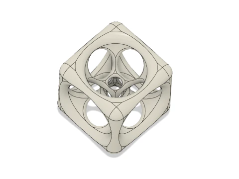 Decorative cube 3D Print Model