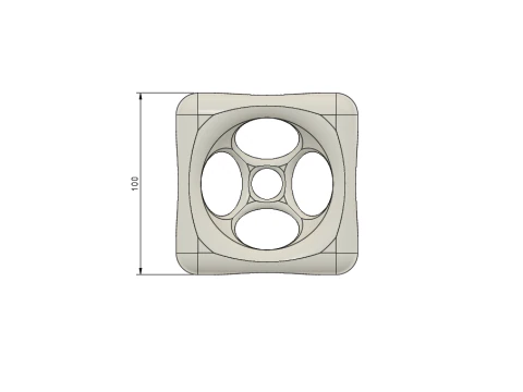 Decorative cube 3D Print Model