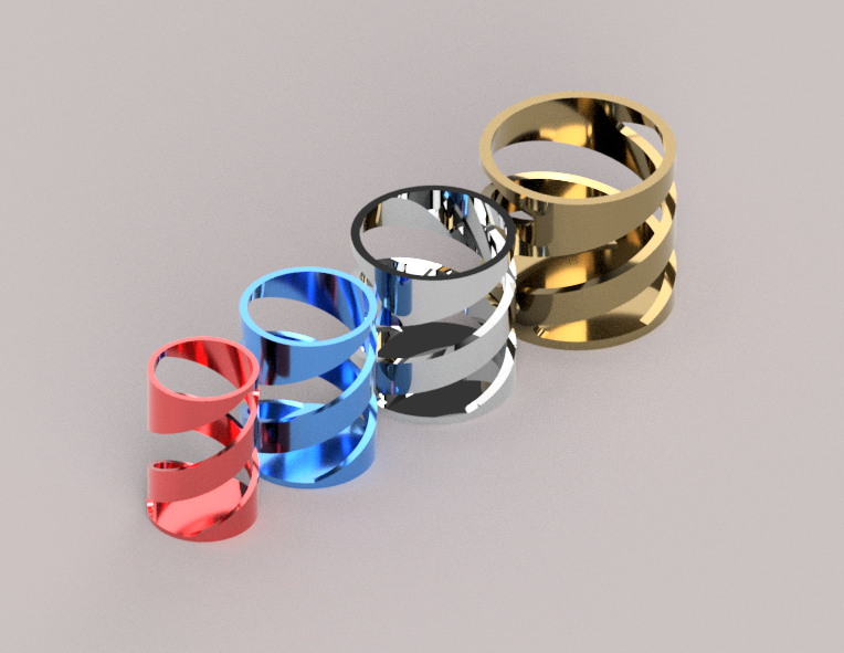 Decorative cylinders 3D प्रिंट मॉडल .c4d .max .obj .3ds .fbx .stl .blend 