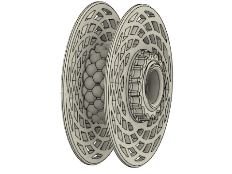 3d printing wire coil 2 3Dプリントモデル