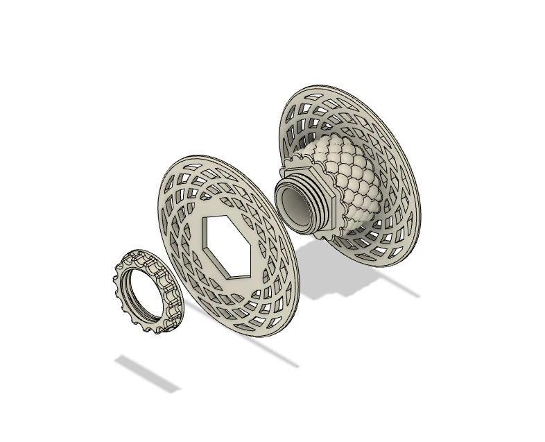 3D プリンティング ワイヤー コイル 2 3Dプリントモデル .c4d .max .obj .3ds .fbx .stl .blend 