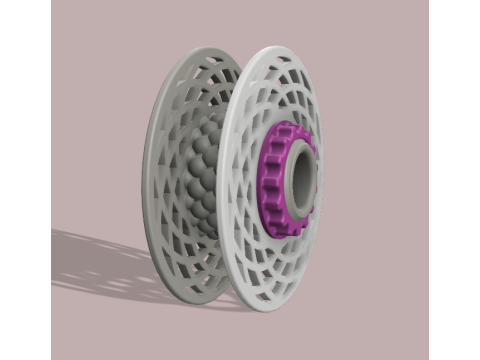 3d printing wire coil 2 3Dプリントモデル