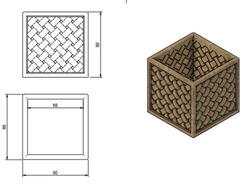 Decorative box 3D Print Model