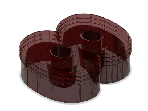 Cortadores de galletas con n&uacute;meros Modelo de impresión 3D