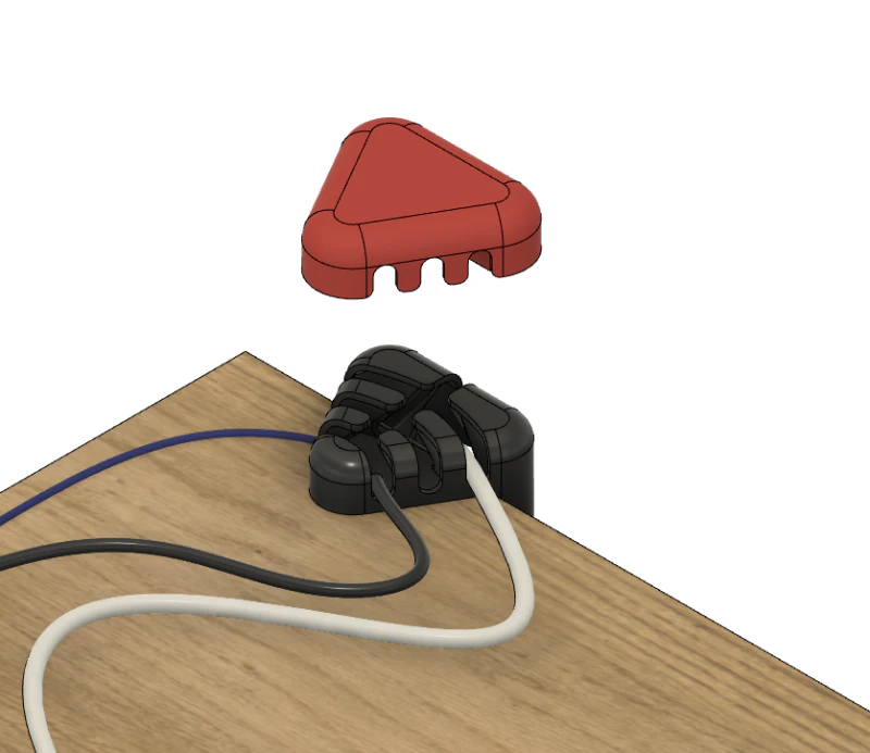 Cable guide table 3D Print Model .c4d .max .obj .3ds .fbx .stl .blend 