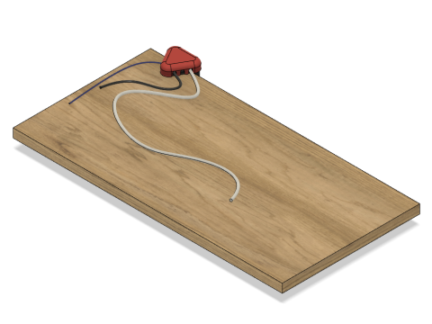 Cable guide table 3D Baskı Modeli