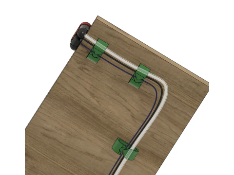 Cable guide table 3D Print Model