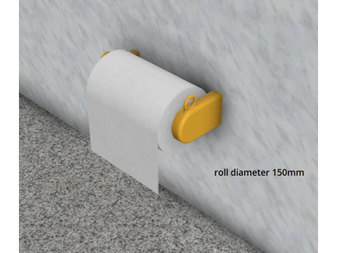 Kitchen paper roll holder 3D Print Model