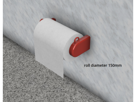 Kitchen paper roll holder Modelo de impresión 3D