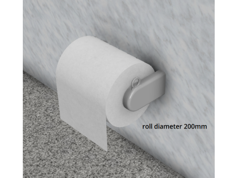 Kitchen paper roll holder Modelo de impresión 3D