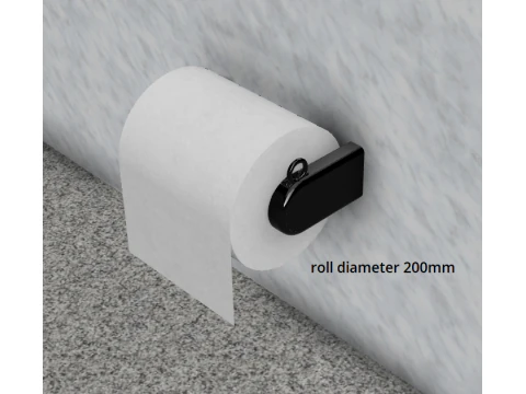 Kitchen paper roll holder 3D Print Model