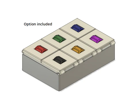 Electromechanical components organizer 3D Print Model