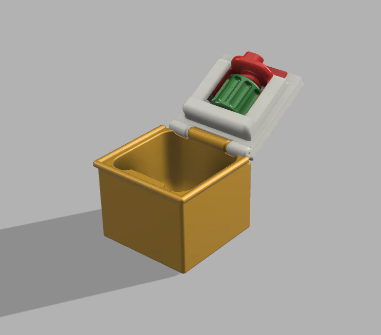 Box 1 3D Print Model .c4d .max .obj .3ds .fbx .stl .blend 