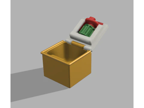 Kotak 1 Model Cetak 3D