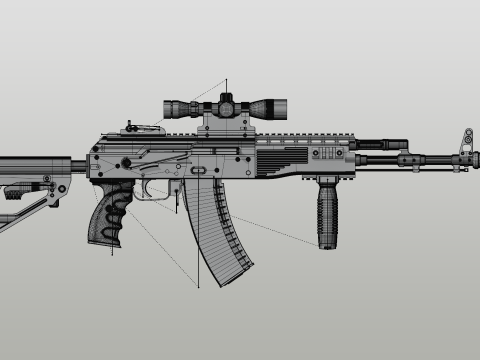 AK 12 3D Модель