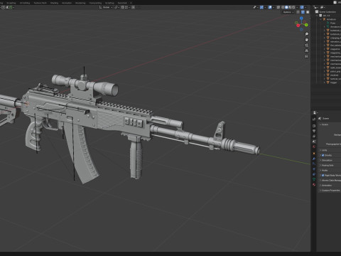 AK 12 3D Модель