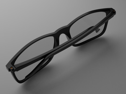 Have A Look Reading Glasses - Type A - Black 3Dモデル