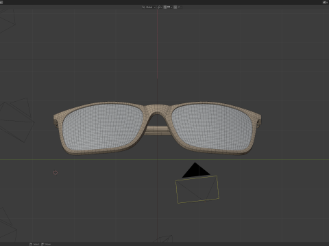 Have A Look Reading Glasses - Type A - Black 3Dモデル