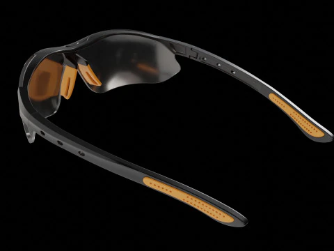Eyes Protection Spectacles 3D Model