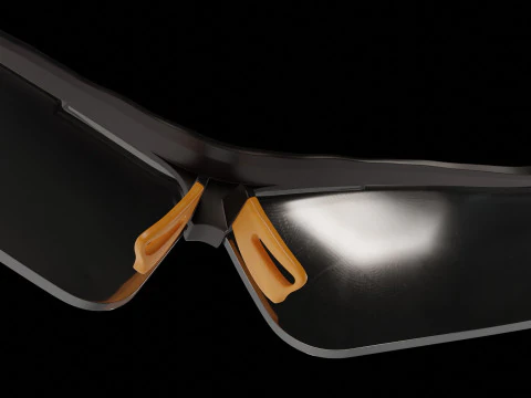 Eyes Protection Spectacles 3D Model