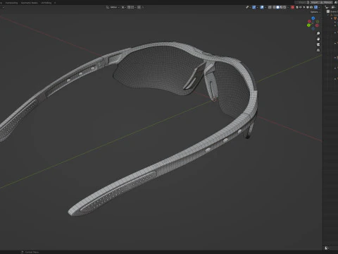 Eyes Protection Spectacles 3D Model