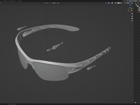 Bicycle Glasses Provision 3Dモデル