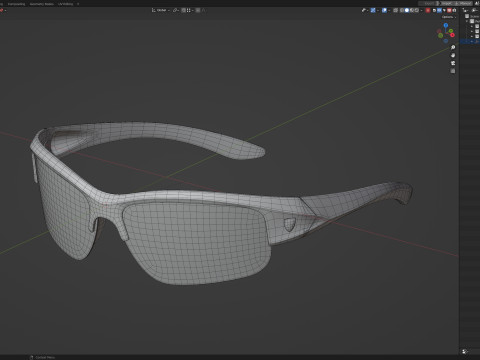 Bicycle Glasses Provision 3Dモデル