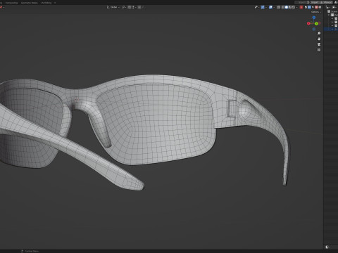 Bicycle Glasses Provision 3Dモデル