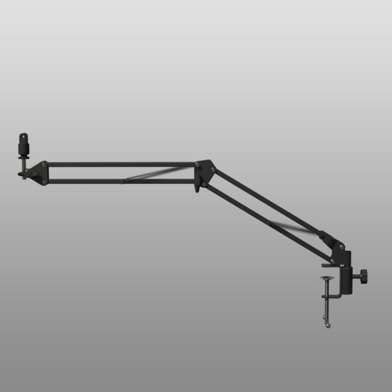 Desktop Microphone Pantograph 3D 모델 .c4d .max .obj .3ds .fbx .stl .blend 