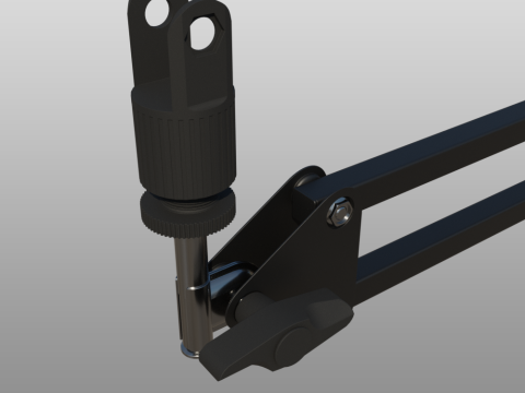 Desktop Microphone Pantograph 3D 모델
